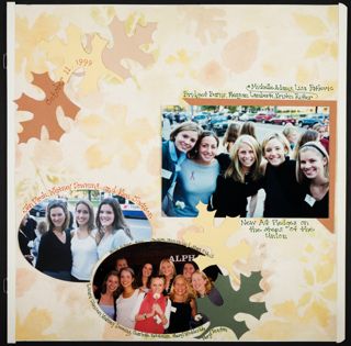 Theta Chapter Blue Scrapbook, Page 5