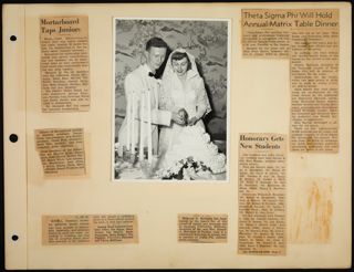 Theta Chapter Scrapbook, Page 7
