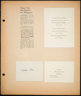 Alpha Phi Scrapbook, Page 56