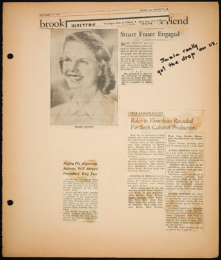 Alpha Phi Scrapbook, Page 40