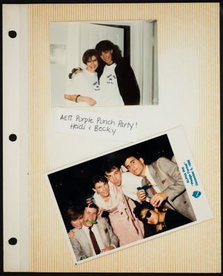 Alpha Phi Scrapbook, 1986, Page 41