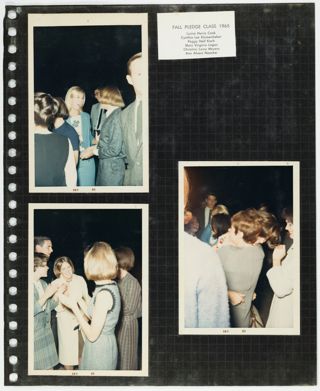 Theta Chapter Photographs Scrapbook, Page 1