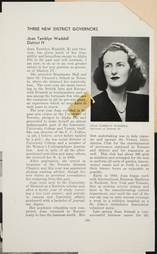 Three New District Governors Magazine Clipping