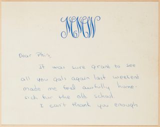 Marge Weeks to Phi's Letter