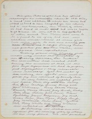 Theta Chapter Activities Notes, 1955-1956