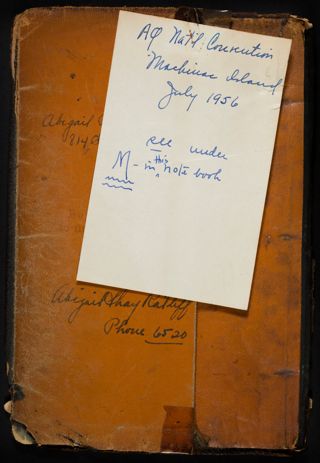 Alpha Phi Natl. Convention Notes, July 1956