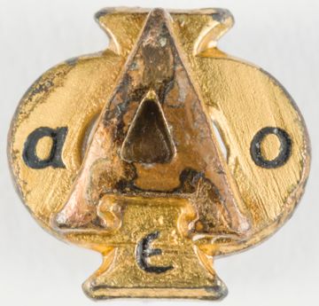 Gold Alpha Phi Pin
