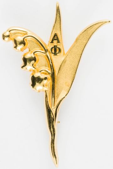 Cornelia Smith Lily of the Valley Pin, 1940s