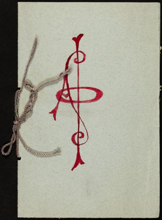 Theta Chapter Initiation Program 2, 1900s