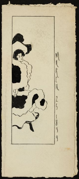 Theta Chapter Banquet Program, March 25, 1899