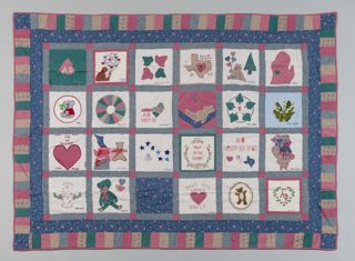 State and District Quilt, 1980s