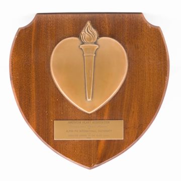 Heart and Torch Award Plaque, 1966