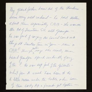 BCH Autograph Book Note, August 10, 2000