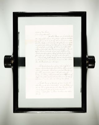 Michaelanean Society Framed Certificate, June 9, 1873