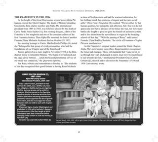 Chapter Two: Alpha Phi in the Great Depression 1929-1938, Page 15
