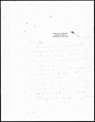 Edith to Doris Note, June 5, 1964