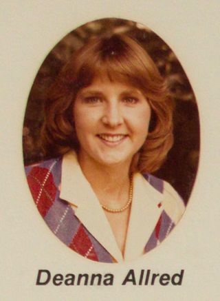 Phi Chapter Composite Detail, Deanna Allred, 1983-1984