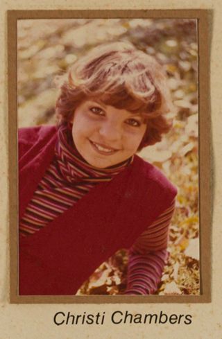 Phi Chapter Composite Detail, Christi Chambers, 1976-1977