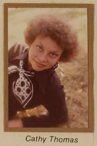 Phi Chapter Composite Detail, Cathy Thomas, 1976-1977