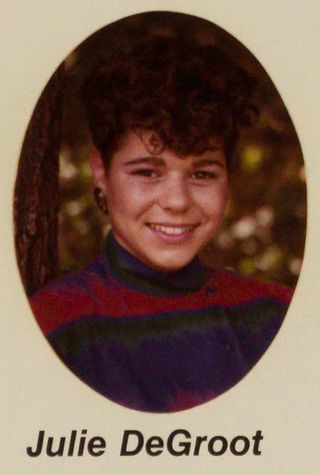 Phi Chapter Composite Detail, Julie DeGroot, 1984-1985