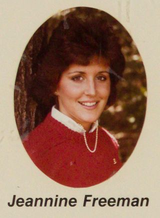 Phi Chapter Composite Detail, Jeannine Freeman, 1984-1985