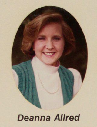 Phi Chapter Composite Detail, Deanna Allred, 1984-1985