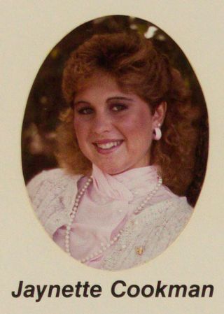 Phi Chapter Composite Detail, Jaynette Cookman, 1984-1985