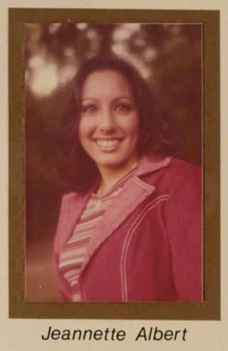 Phi Chapter Composite Detail, Jeannette Albert, 1977-1978