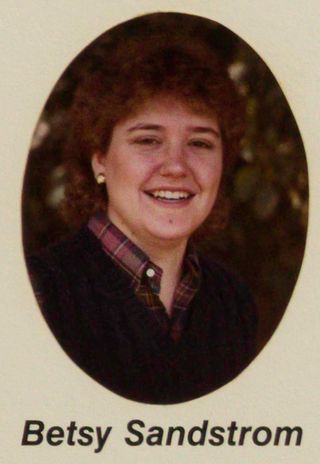 Phi Chapter Composite Detail, Betsy Sandstrom, 1984-1985