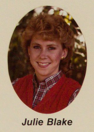 Phi Chapter Composite Detail, Julie Blake, 1984-1985