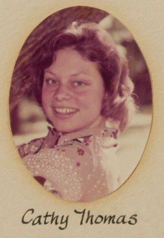 Phi Chapter Composite Detail, Cathy Thomas, 1974-1975