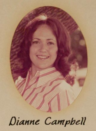 Phi Chapter Composite Detail, Dianne Campbell, 1974-1975