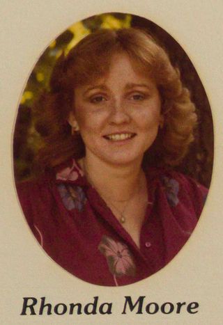 Phi Chapter Composite Detail, Rhonda Moore, 1979-1980