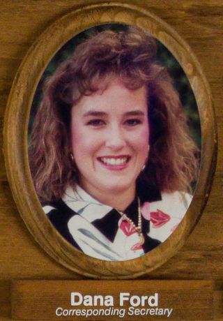 Phi Chapter Composite Detail, Dana Ford, 1991-1992
