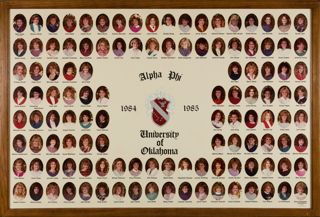 Phi Chapter Composite Photograph, 1984-1985
