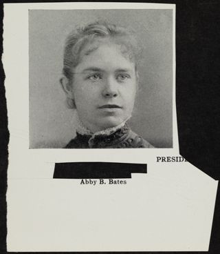 Abby B. Bates Photocopied Portrait Photograph 1