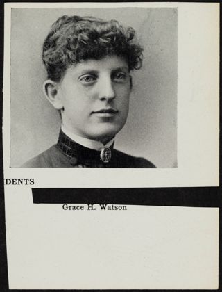 Grace H. Watson Photocopied Portrait Photograph