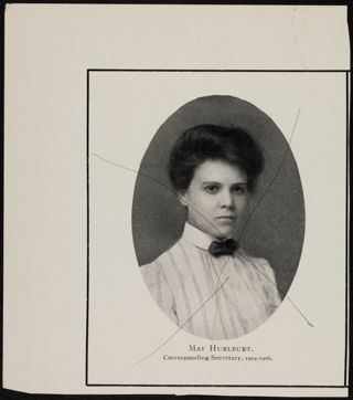May Hurlburt Portrait Photograph, c. 1900s