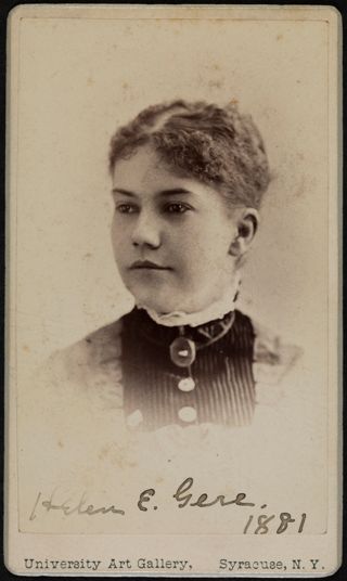 Helen E. Gere Portrait Photograph, 1881