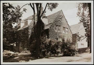 Theta Chapter House Exterior Photograph, July 1957
