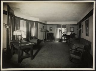 Iota Chapter House Living Room Photograph 2, 1912-1913