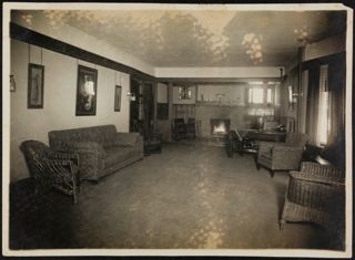 Iota Chapter House Living Room Photograph 1, 1912-1913