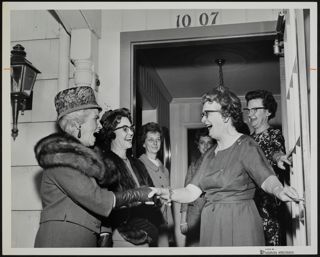 Omicron Chapter Reception Photograph, Spring 1967