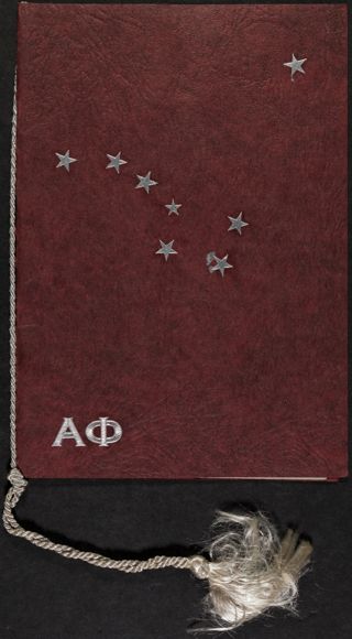 Eta Chapter Fiftieth Anniversary Program With Cover, 1933