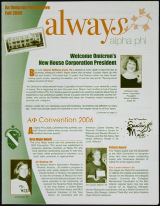 Always Alpha Phi, Fall 2006