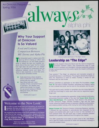 Always Alpha Phi, Spring 2006