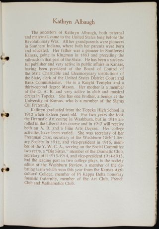 A Petition to Alpha Phi From Beta Society at Washburn College, Page 31