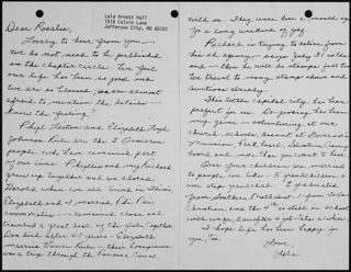 Letters From Alpha Phi's Omicron Chapter Scrapbook, Page 10