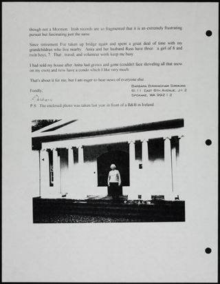 Letters From Alpha Phi's Omicron Chapter Scrapbook, Page 12