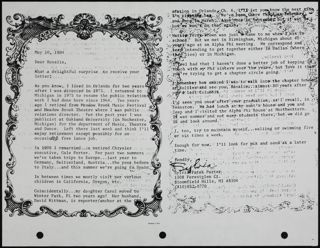 Letters From Alpha Phi's Omicron Chapter Scrapbook, Page 35